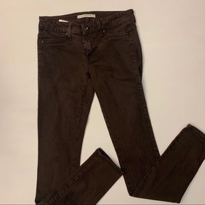 Womens dark brown jeans